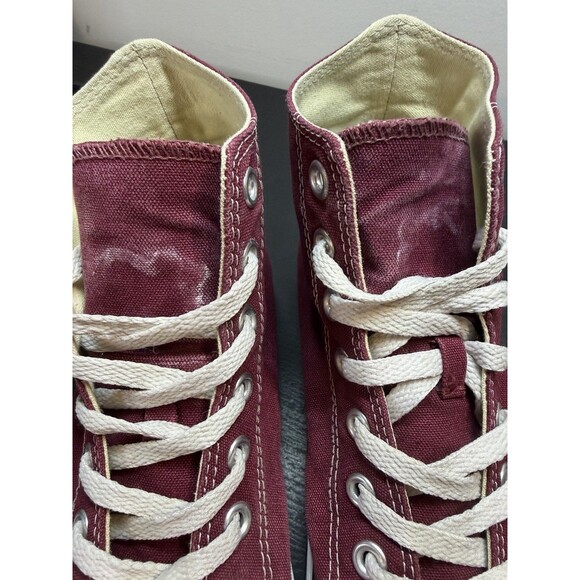 Converse CTAS Hi Top Sneakers Maroon Mens 8 / Wo 10 | M9613 Skater ShoesY2K - Picture 11 of 16
